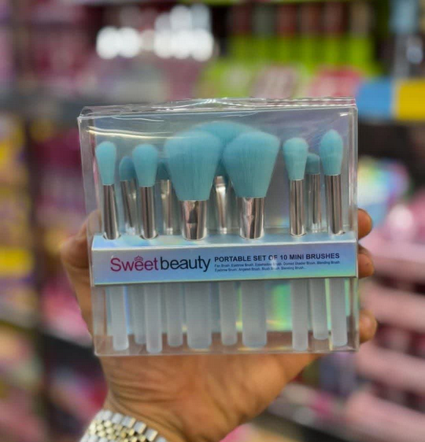 ست براش ۱۰ تکه سوییت بیوتی Sweet Beauty