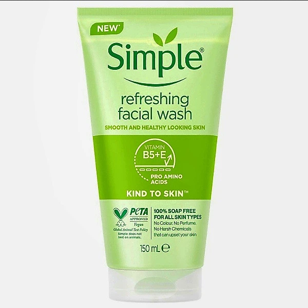 ژل شستوشوی صورت سیمپل مدل kind to skin حجم 150 میلیلیتر