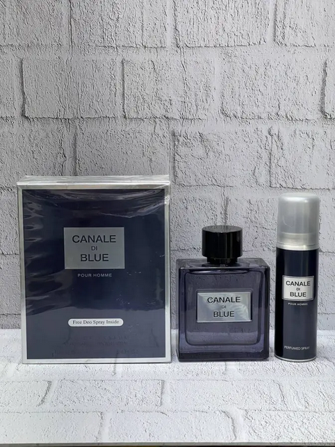 عطر ادکلن مردانه بلو شنل فراگرنس ورد کانال دی بلو (Fragrance World Canale Di Blue)