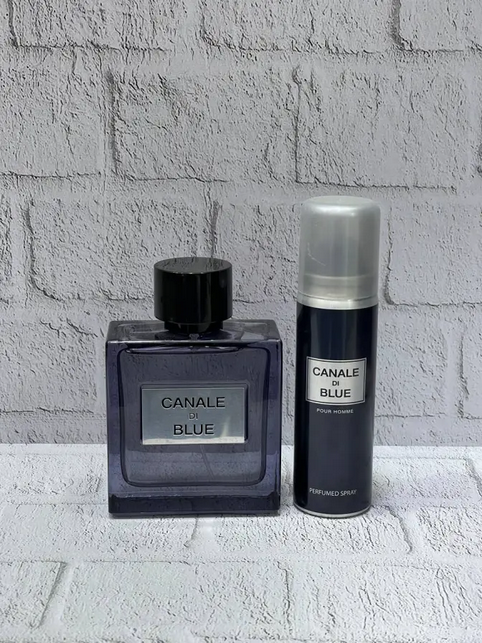عطر ادکلن مردانه بلو شنل فراگرنس ورد کانال دی بلو (Fragrance World Canale Di Blue)