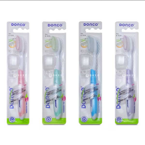مسواک دورکو مدل Soft silk E-626 با برس نرم و درپوش