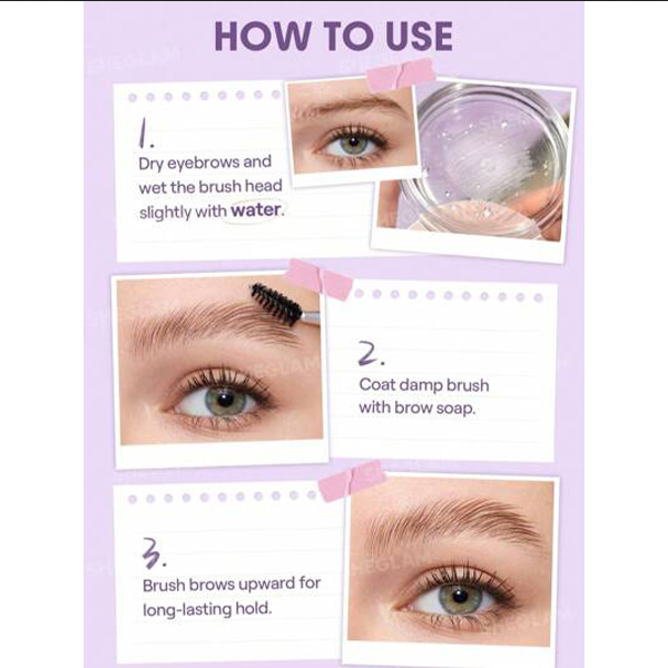 صابون ابرو کاسه ای شیگلم Stick Em Up Lifting Brow Soap 10G
